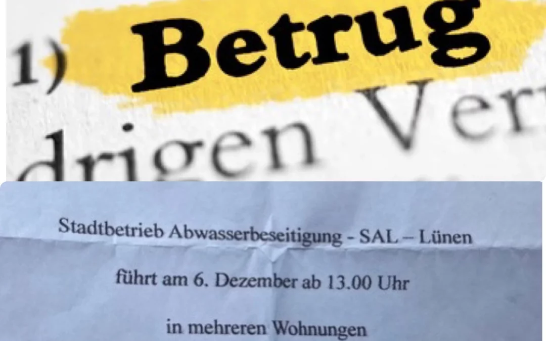 Betrugsmasche – Täter wollen als SAL-Mitarbeiter Trinkwasserproben nehmen
